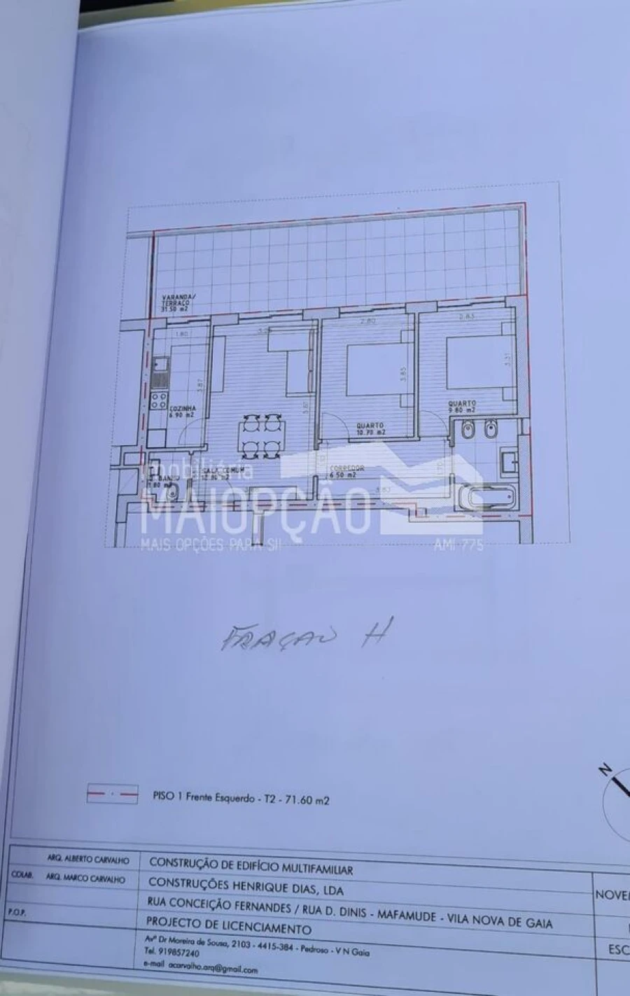 Apartamento T2 para Venda em Mafamude e Vilar do Paraíso Foto 3