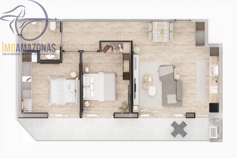 Apartamento T2 para Venda em Porches Foto 12