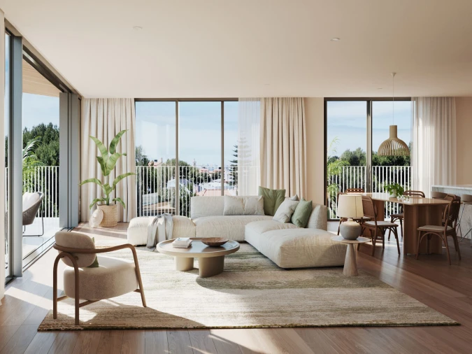 Apartamento T3 para Venda em Carcavelos e Parede Foto 2
