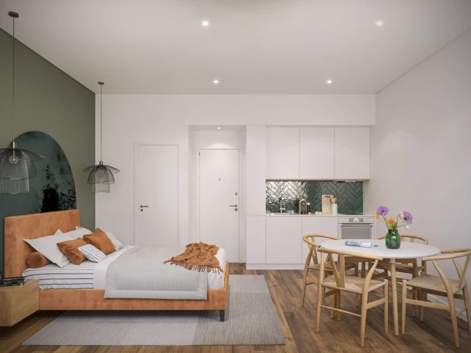 Apartamento T0 para Venda em Santo António Foto 1