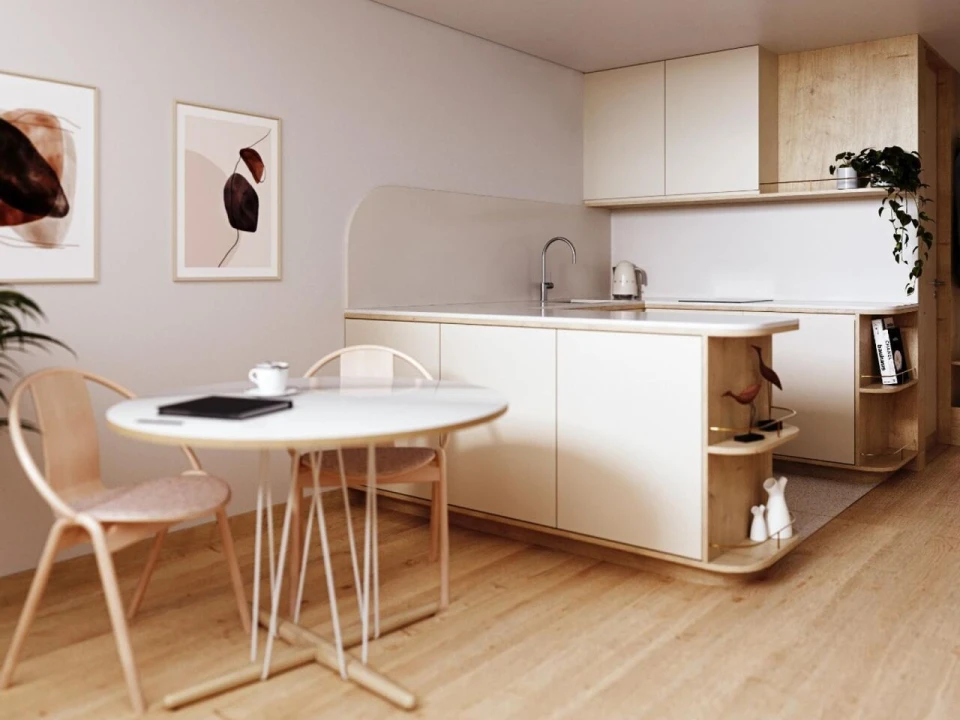 Apartamento T1 para Venda em Santa Marinha e São Pedro da Afurada Foto 3