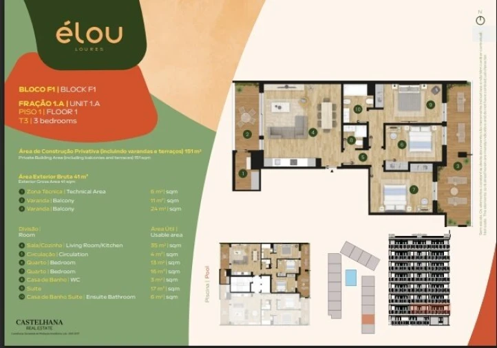 Apartamento T3 para Venda em Santo António dos Cavaleiros e Frielas