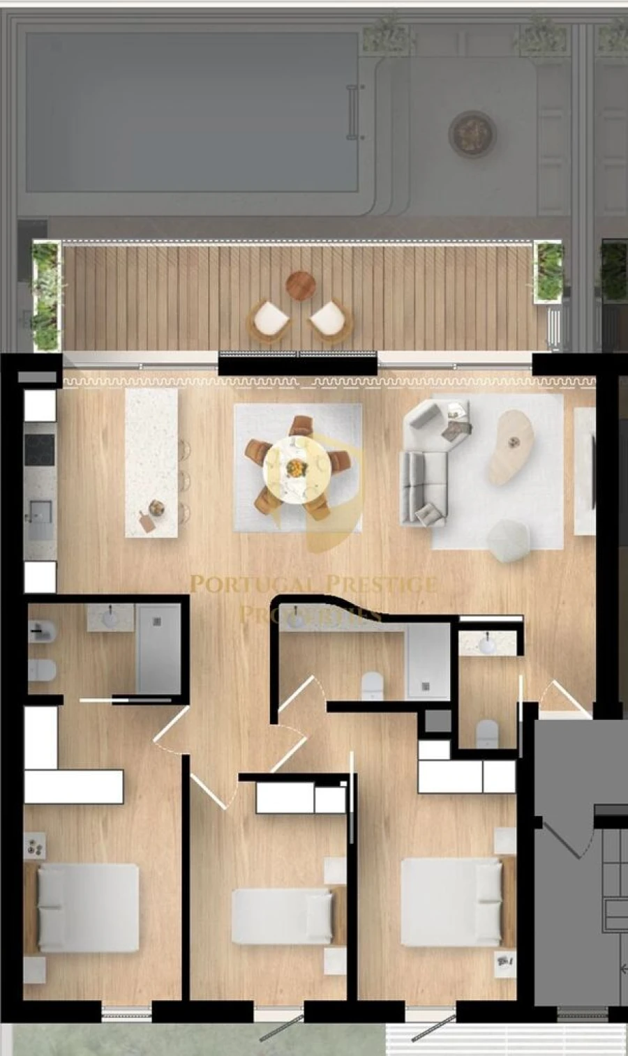 Apartamento T3 para Venda em Moncarapacho e Fuseta Foto 10