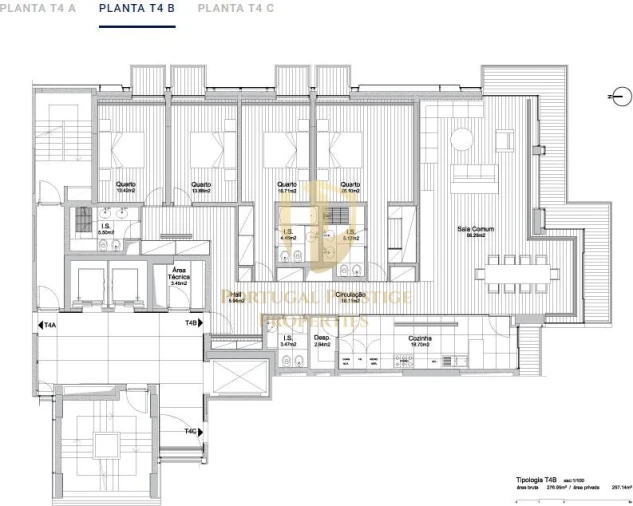 Apartamento T4 para Venda em Alcantara Foto 22