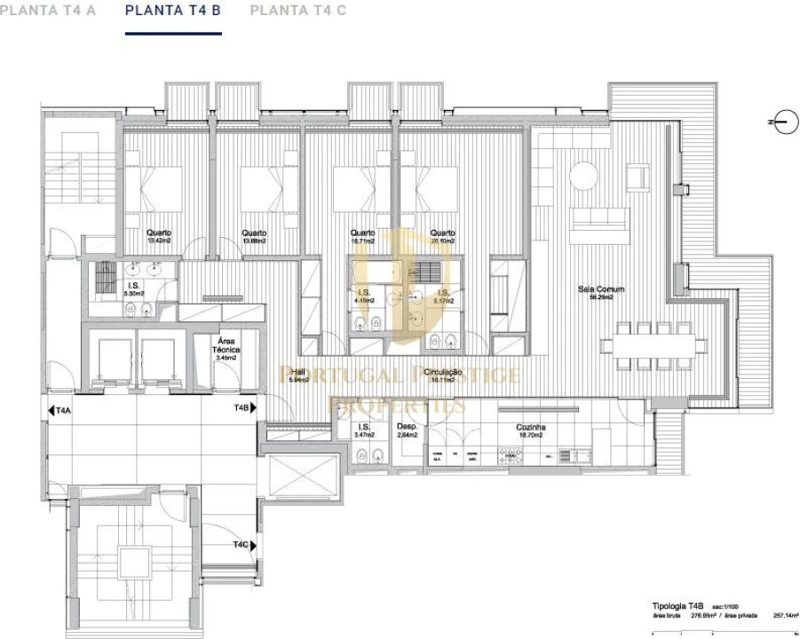 Apartamento T4 para Venda em Alcantara Foto 21