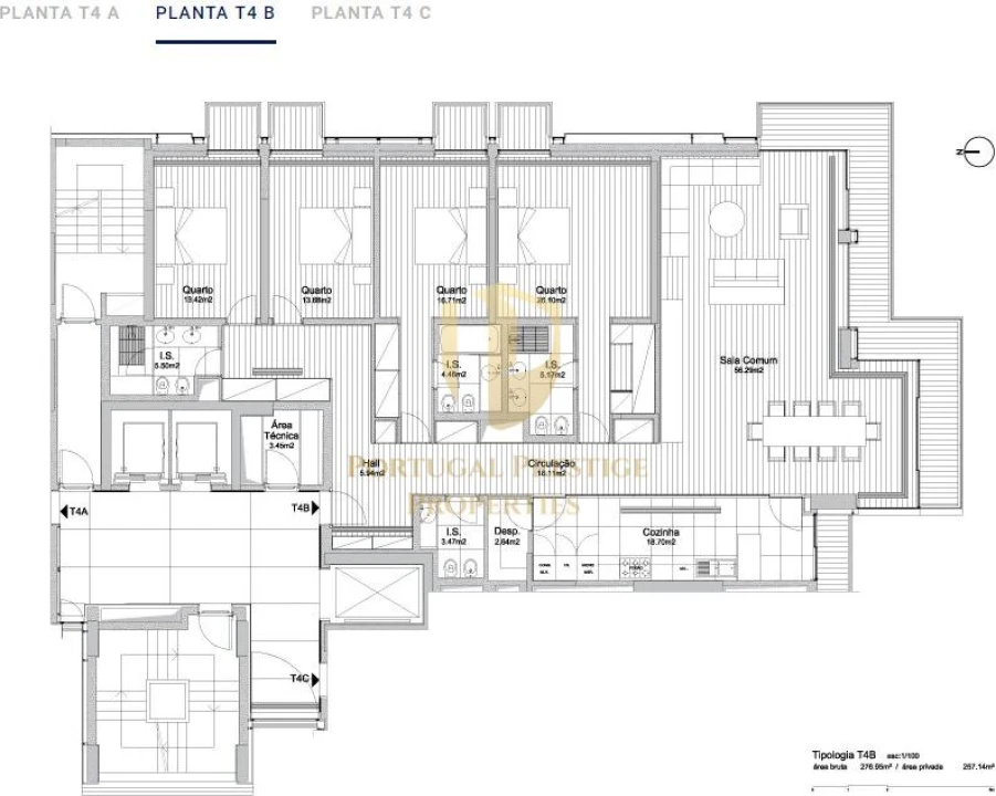 Apartamento T4 para Venda em Alcantara Foto 21