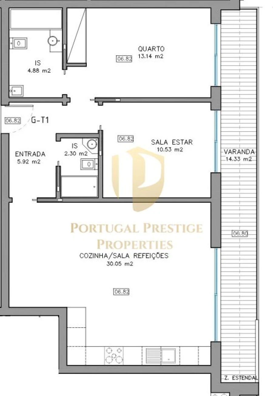 Apartamento T2 para Venda em Conceição e Cabanas de Tavira Foto 22