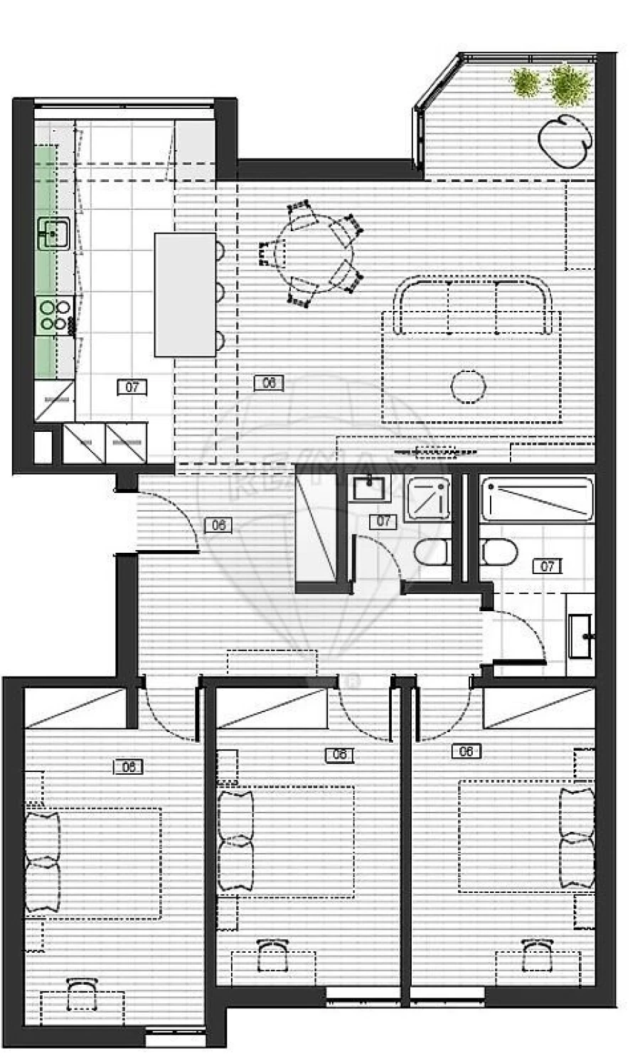 Apartamento T2 para Venda em Algés, Linda-A-Velha e Cruz Quebrada-Dafundo Foto 17