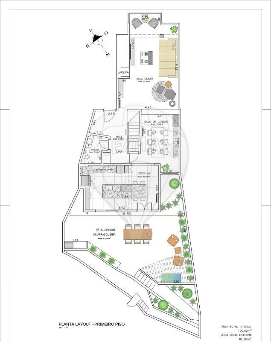 Moradia T5 para Venda em Carcavelos e Parede Foto 47