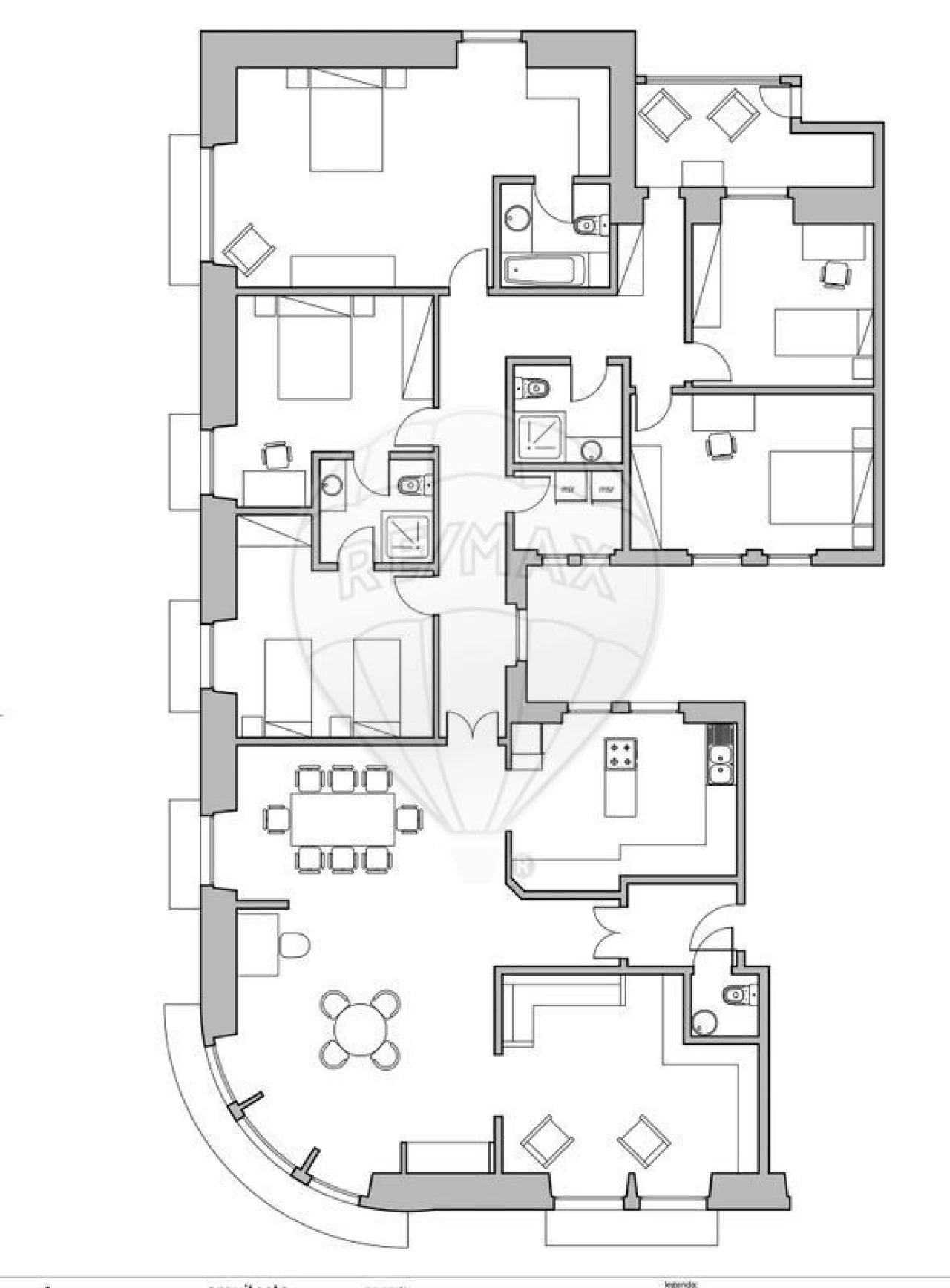 Apartamento T5 para Venda em Avenidas Novas Foto 35