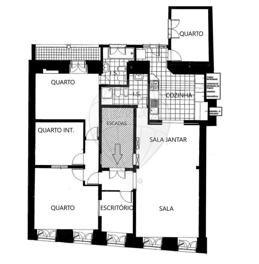 Apartamento T3 para Venda em Misericórdia Foto 36