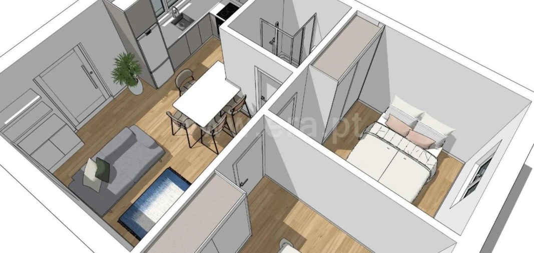 Apartamento T2 para Venda em Cantar-Galo e Vila do Carvalho Foto 8