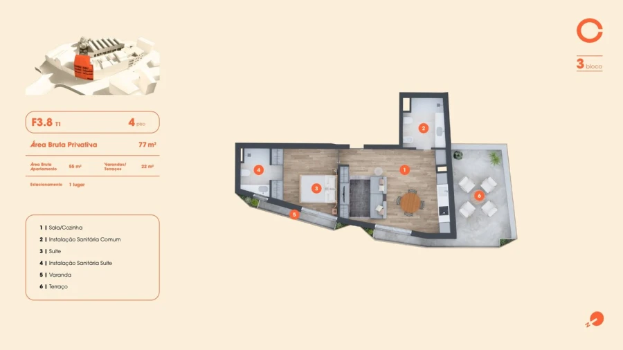 Apartamento T1 para Venda em Lordelo do Ouro e Massarelos Foto 7