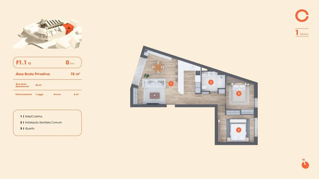 Apartamento T2 para Venda em Lordelo do Ouro e Massarelos Foto 8