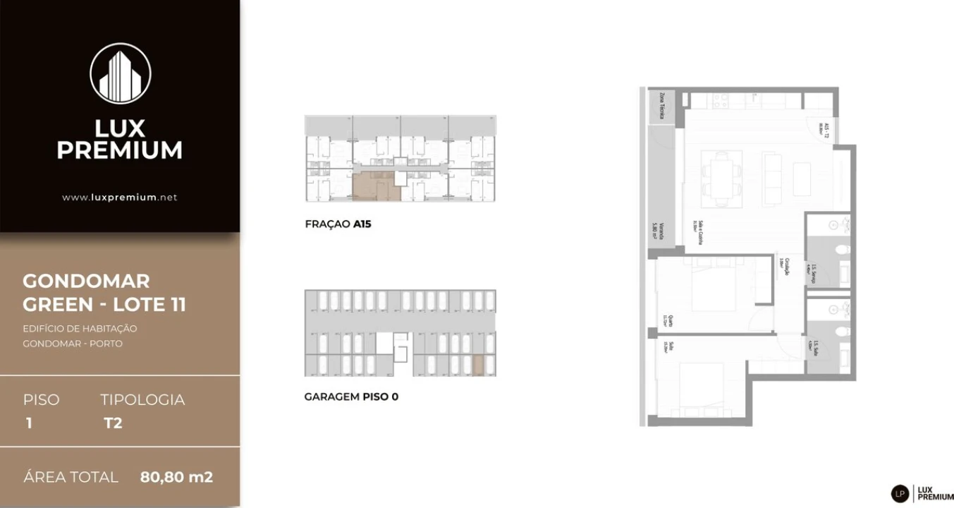 Apartamento T2 para Venda em Fânzeres e São Pedro da Cova Foto 11