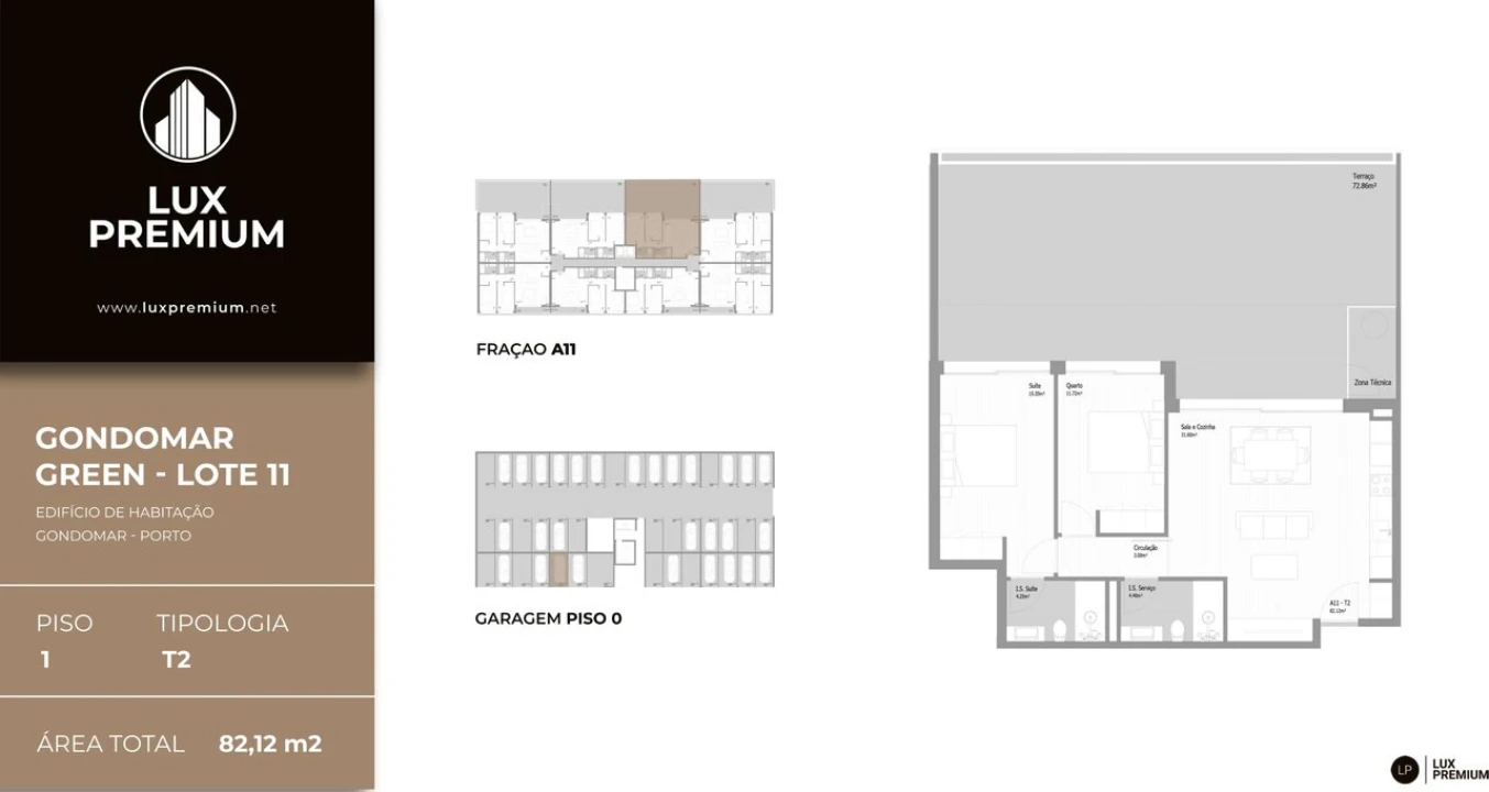 Apartamento T2 para Venda em Fânzeres e São Pedro da Cova Foto 11