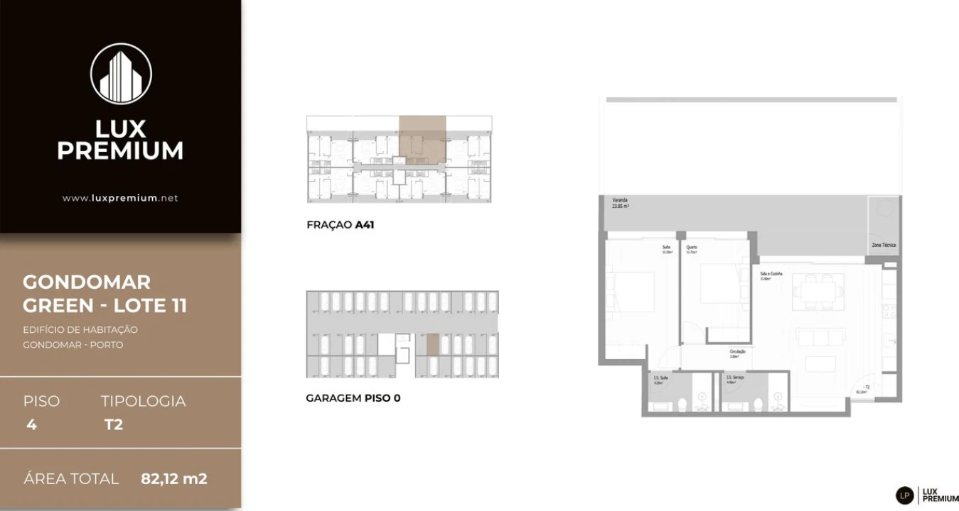 Apartamento T2 para Venda em Fânzeres e São Pedro da Cova Foto 11