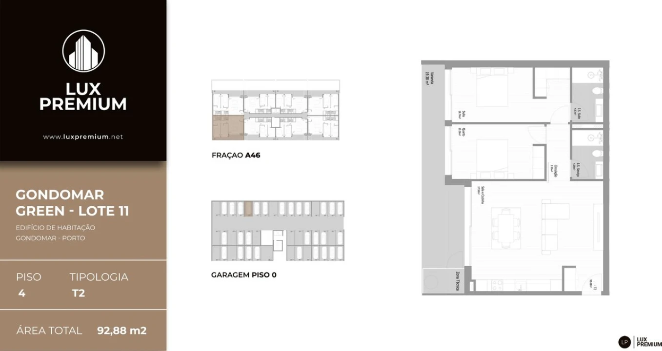 Apartamento T2 para Venda em Fânzeres e São Pedro da Cova Foto 11