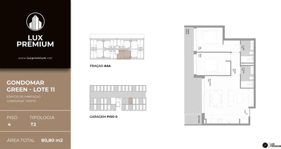Apartamento T2 para Venda em Fânzeres e São Pedro da Cova Foto 11