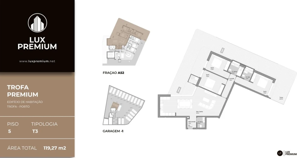 Apartamento T3 para Venda em Bougado (São Martinho e Santiago) Foto 13