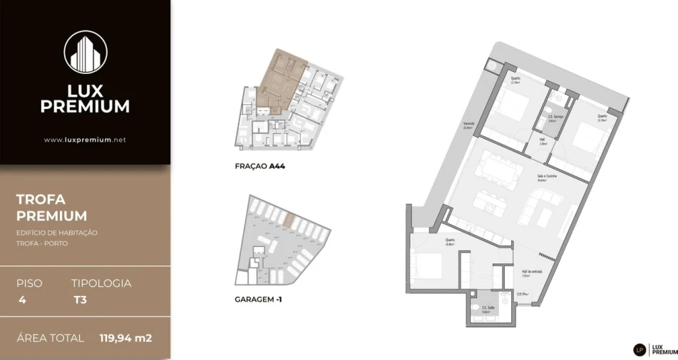 Apartamento T3 para Venda em Bougado (São Martinho e Santiago) Foto 13