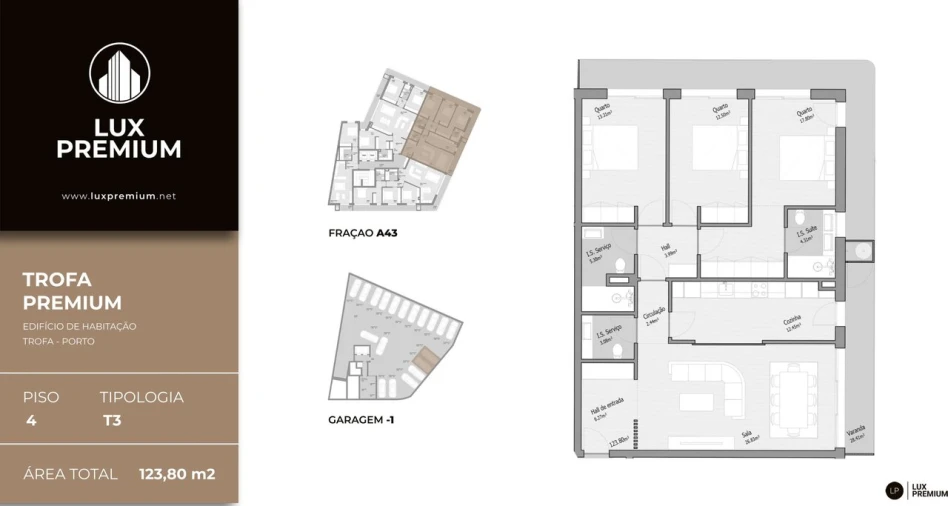Apartamento T3 para Venda em Bougado (São Martinho e Santiago) Foto 13