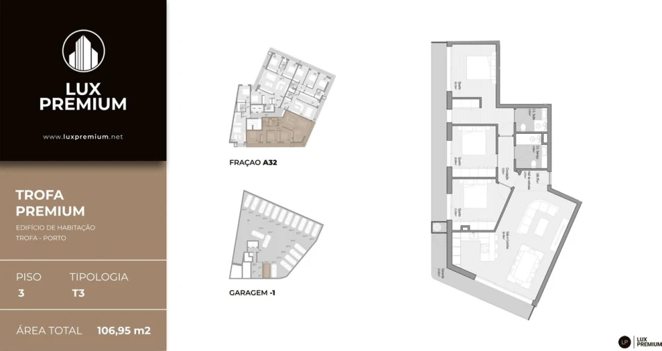 Apartamento T3 para Venda em Bougado (São Martinho e Santiago) Foto 15