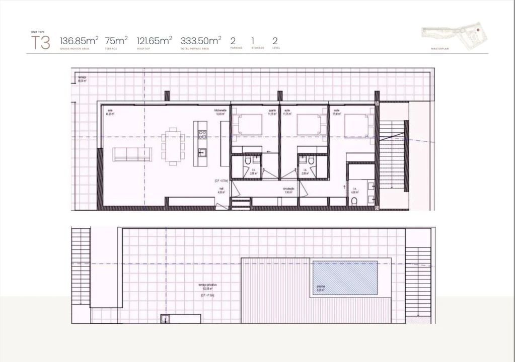 Apartamento T3 para Venda em Lagoa e Carvoeiro Foto 30