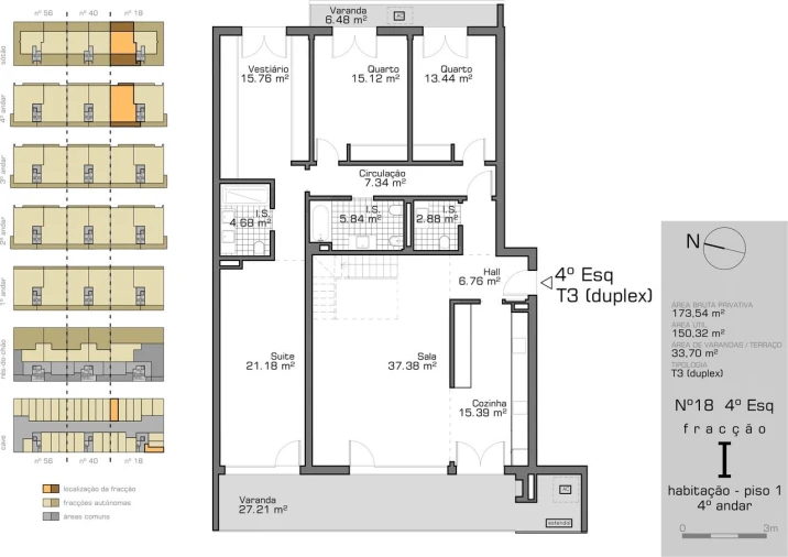 Apartamento T3 para Venda em Montijo e Afonsoeiro Foto 19