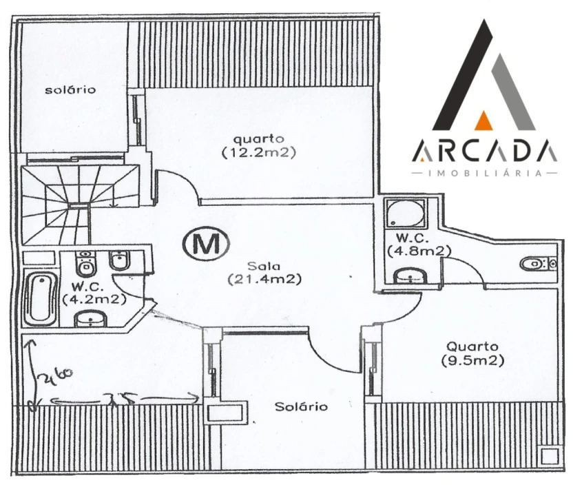 Apartamento T3 para Arrendamento em Glória e Vera Cruz Foto 21
