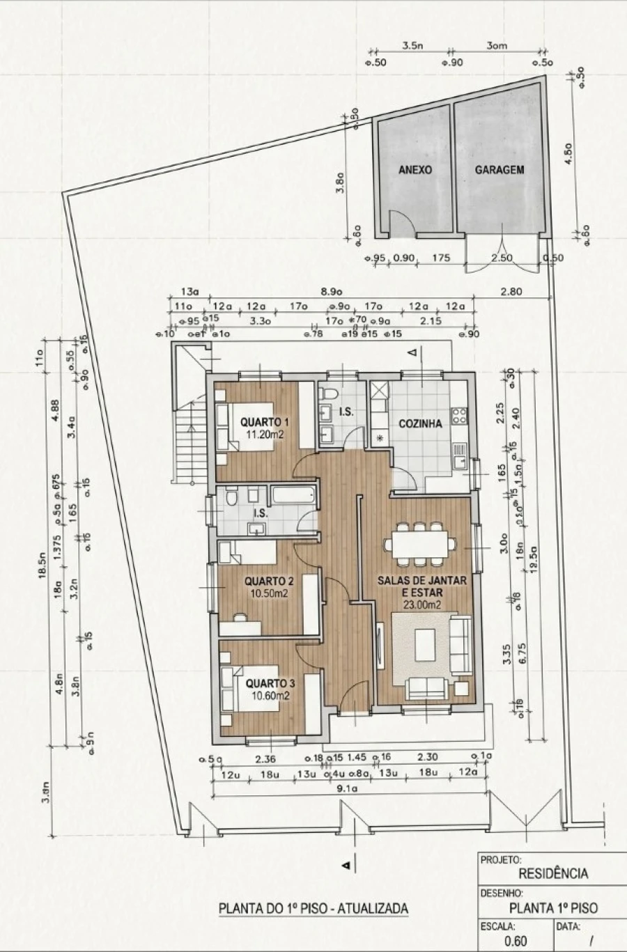 Moradia T4 para Venda em Arraiolos Planta 1