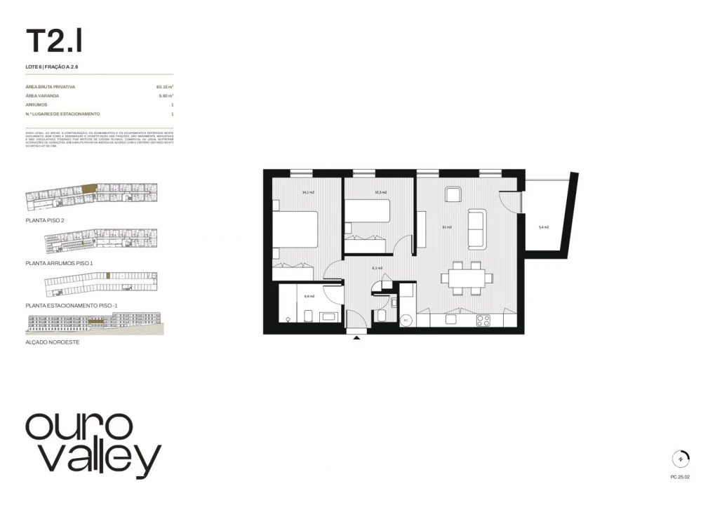 Apartamento T2 para Venda em Rio Tinto Foto 10