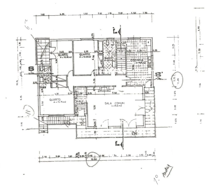 Moradia T3 para Venda em Vimieiro Planta 4