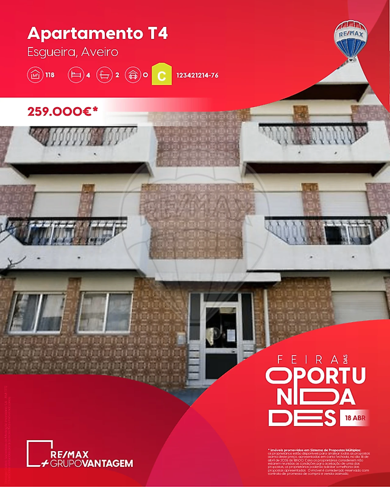 Apartamento T4 para Venda em Esgueira Foto 6