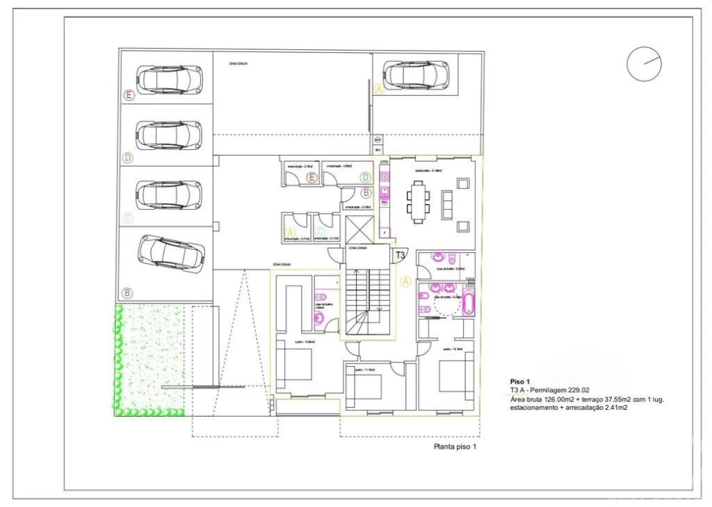 Apartamento T3 para Venda em Mexilhoeira Grande Foto 27