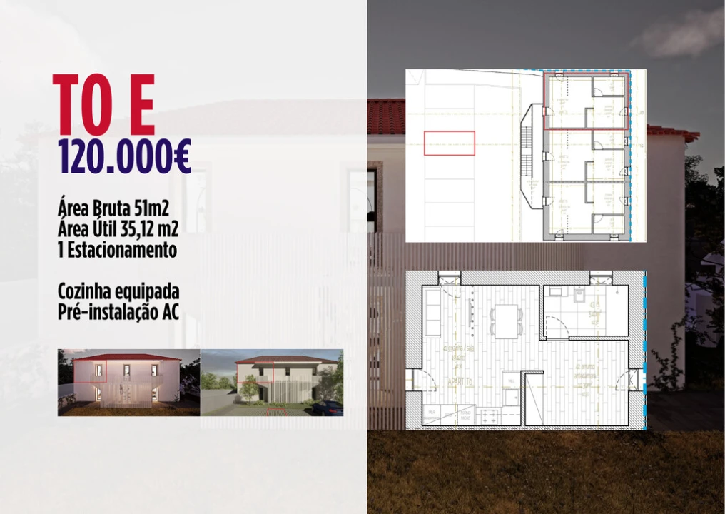 Apartamento T1 para Venda em Carapinheira Foto 2