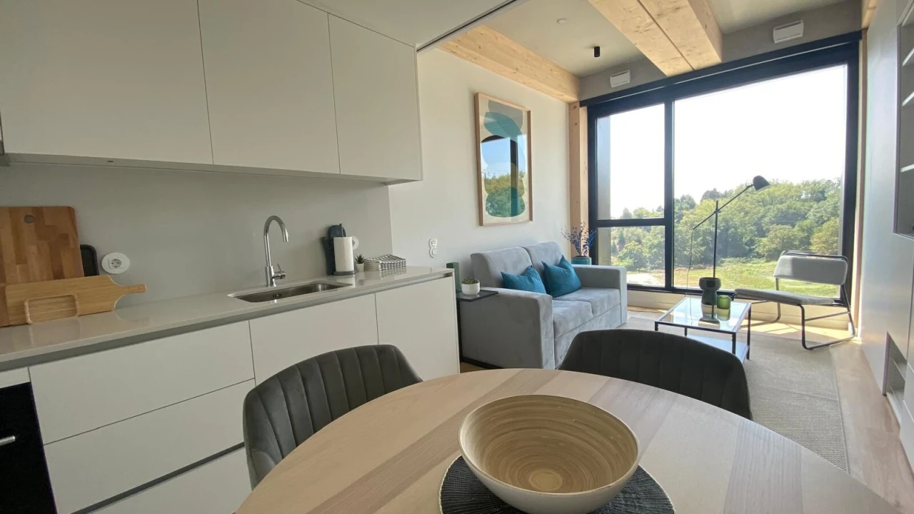 Apartamento T1 para Arrendamento em Azurem Foto 1