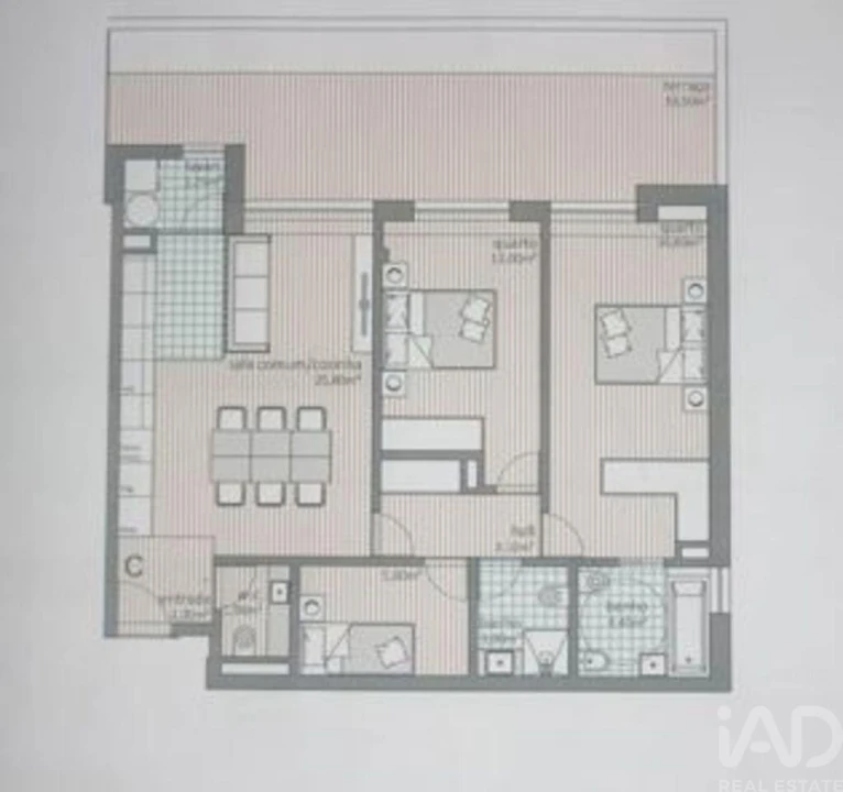 Apartamento T3 para Venda em Aguas Santas Foto 14