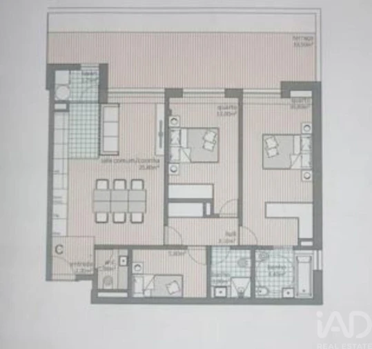 Apartamento T3 para Venda em Aguas Santas Foto 14