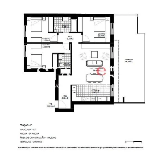 Apartamento T3 para Venda em Santa Marinha e São Pedro da Afurada Foto 37