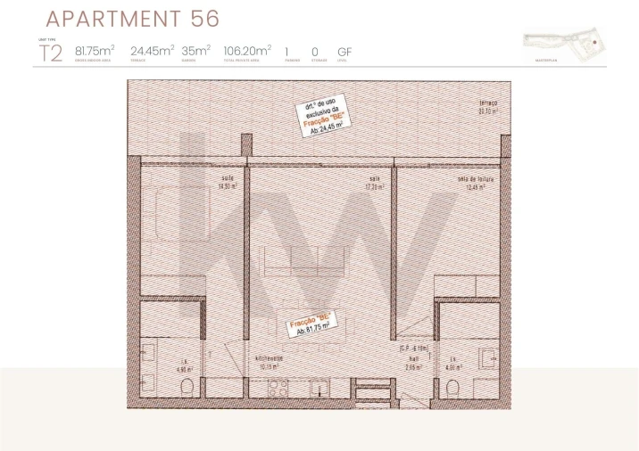 Apartamento T2 para Venda em Lagoa e Carvoeiro Foto 3