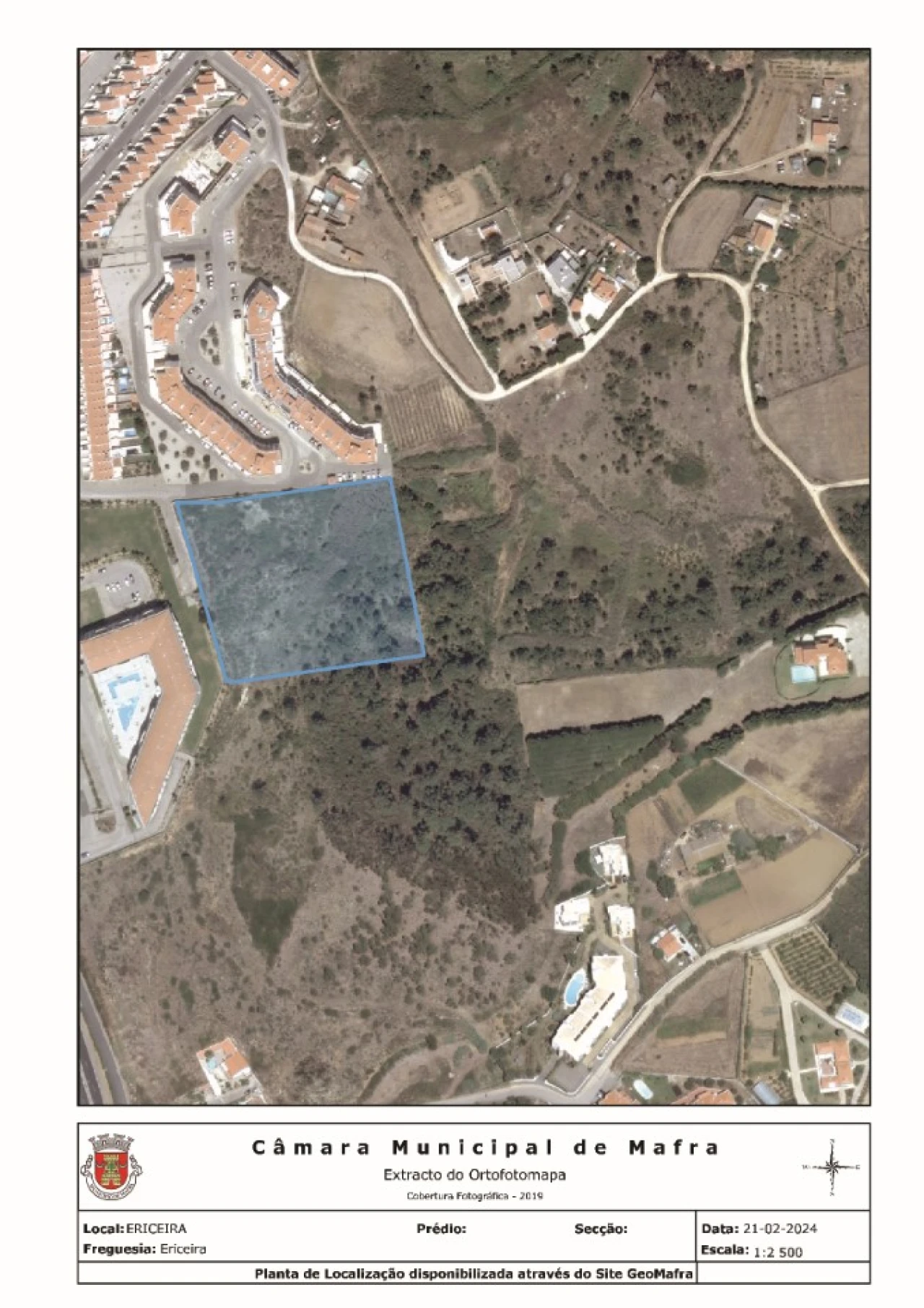 Terreno para Venda em Ericeira Planta 2