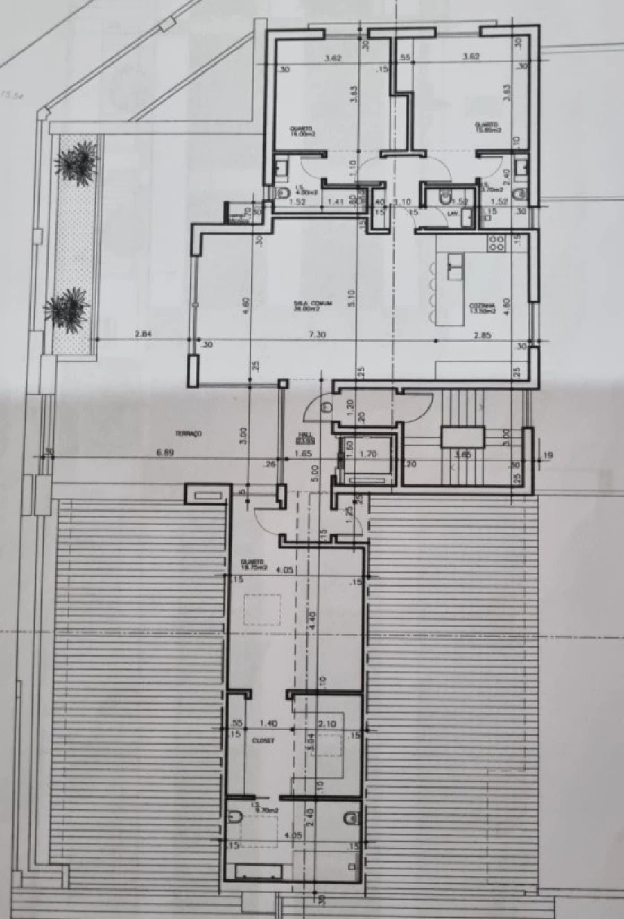 Apartamento T3 para Venda em Carcavelos e Parede Planta 1