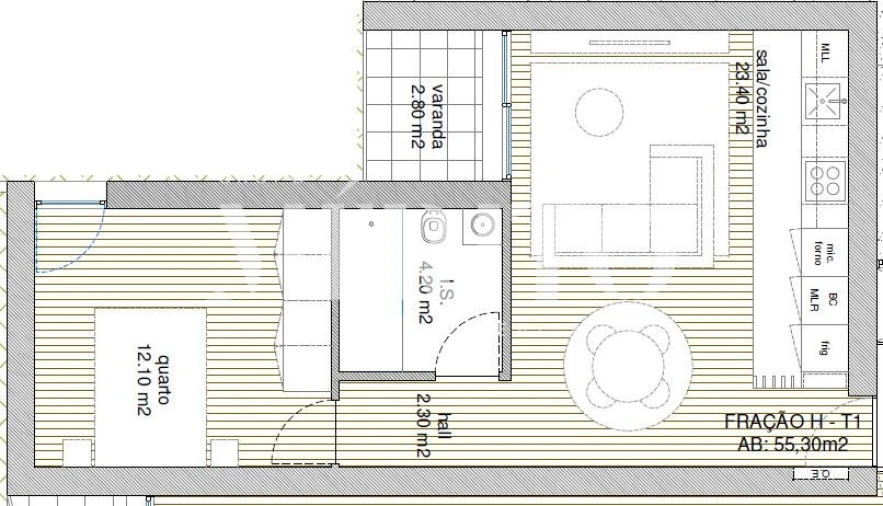 Apartamento T1 para Venda em Barcelos, V.Boa, V.Frescainha Foto 10