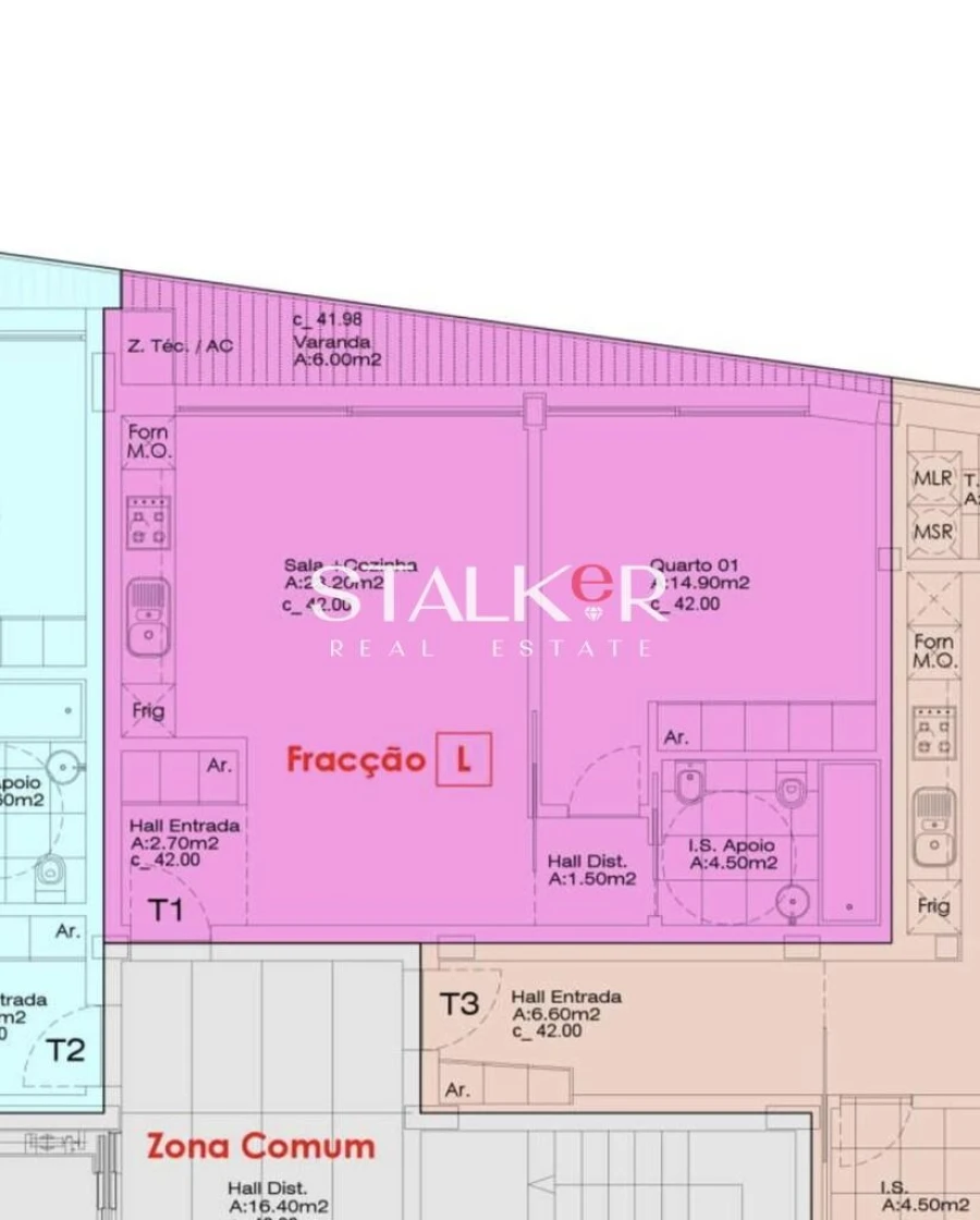 Apartamento T1 para Venda em São Felix da Marinha Foto 18