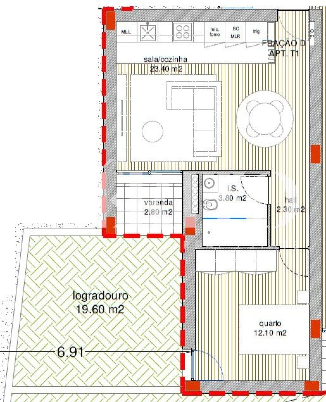 Apartamento T1 para Venda em Barcelos, V.Boa, V.Frescainha Foto 10