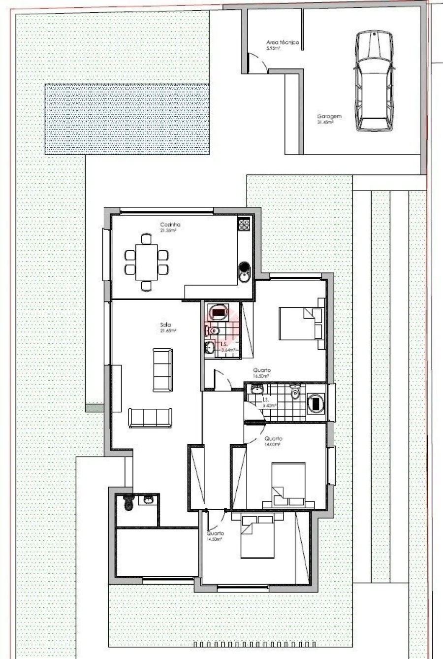 Moradia T3 para Venda em Mazedo e Cortes
