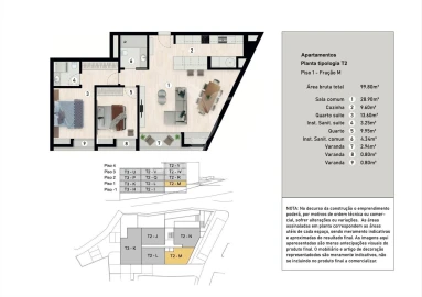 Apartamento T2 para Venda em Caniço