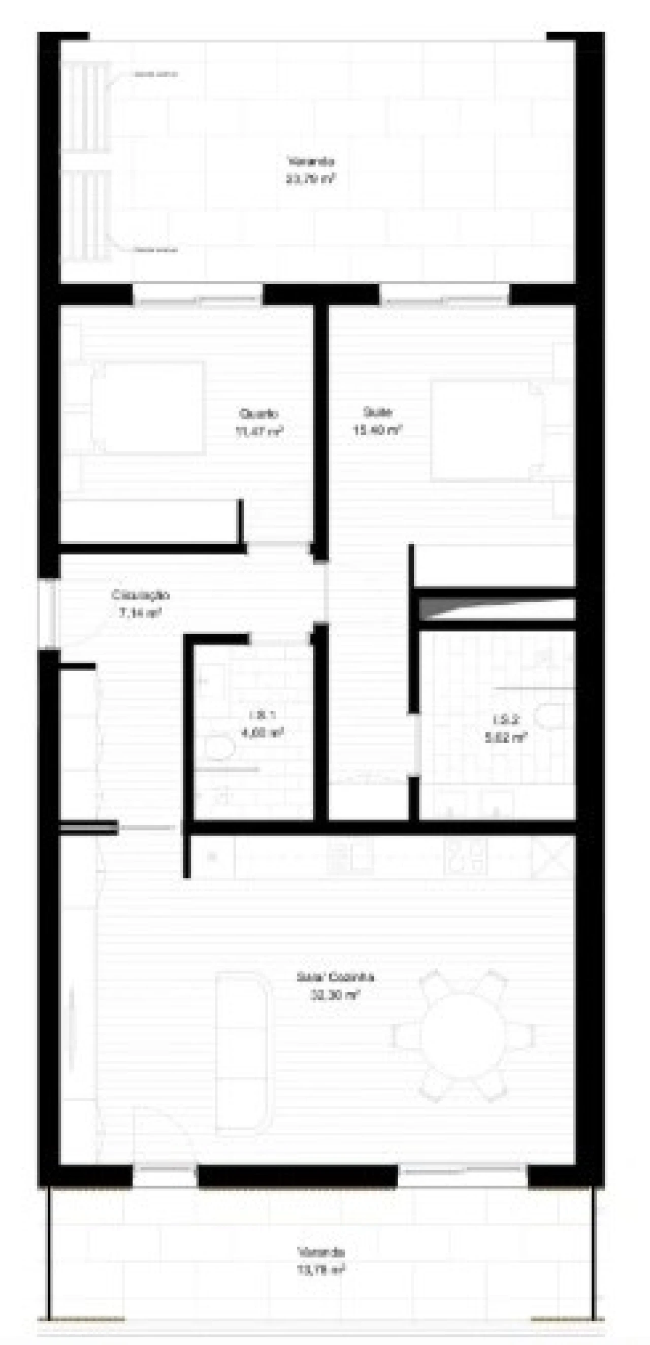 Apartamento T2 para Venda em Portimão Planta 2