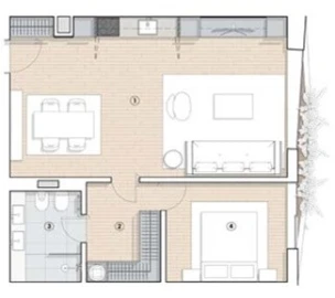 Apartamento T1 para Venda em Paranhos
